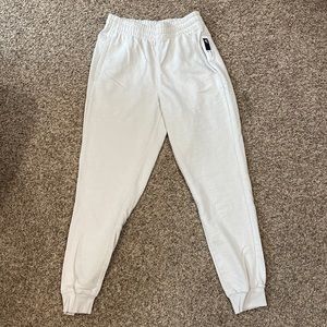 adidas White Men's Jogger Sweatpants